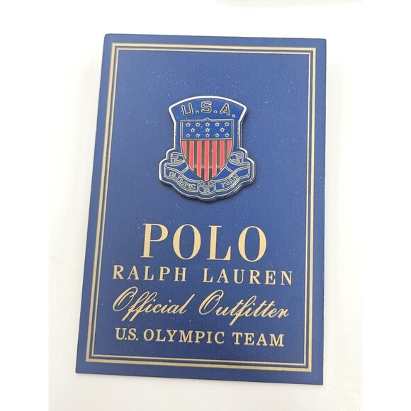 Polo Ralph Lauren U.S. Olympic Team Pin With Gift Box And Dust Bag 28mm Pin - Picture 2 of 7